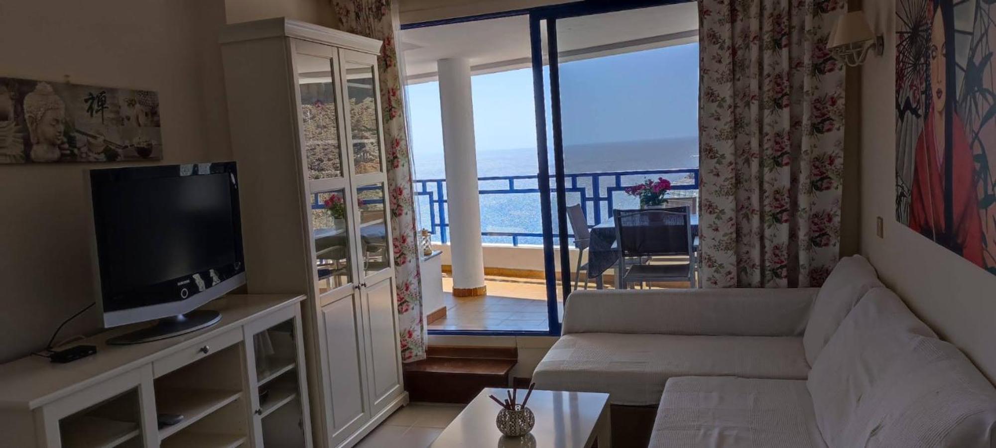 Ocean View In Taurito, Mogan - Top Floor Apartment